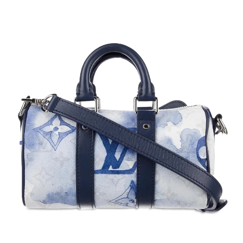 Louis Vuitton Monogram Watercolor Keepall Bandouliere XS (SHG-MAf0ah)