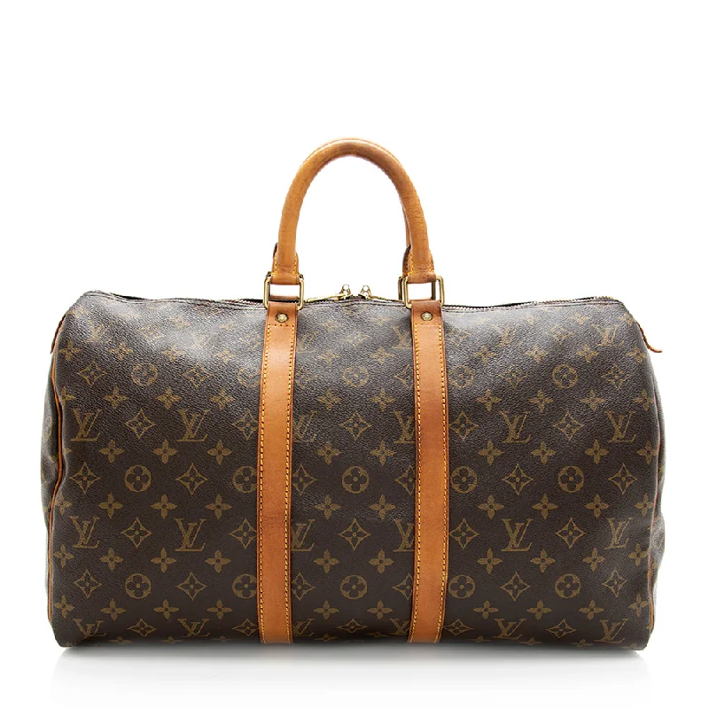 Louis Vuitton Vintage Monogram Canvas Keepall 45 Duffel Bag - FINAL SALE (SHF-19385)