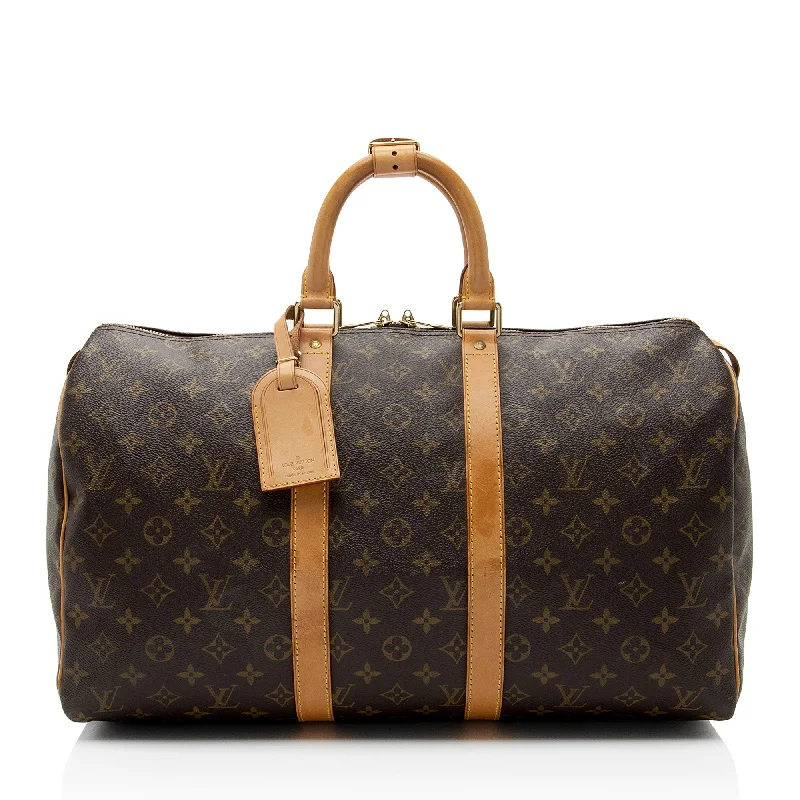 Louis Vuitton Vintage Monogram Canvas Keepall 45 Duffle Bag (SHF-O2TCCK)