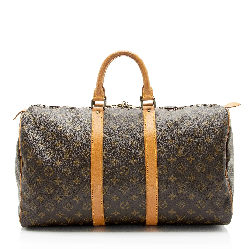 Louis Vuitton Vintage Monogram Canvas Keepall 45 Duffle (SHF-LtnCLE)