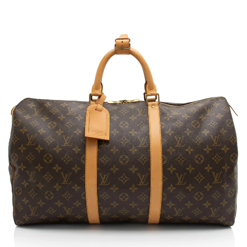 Louis Vuitton Vintage Monogram Canvas Keepall 50 Duffle Bag (SHF-pbdXBN)