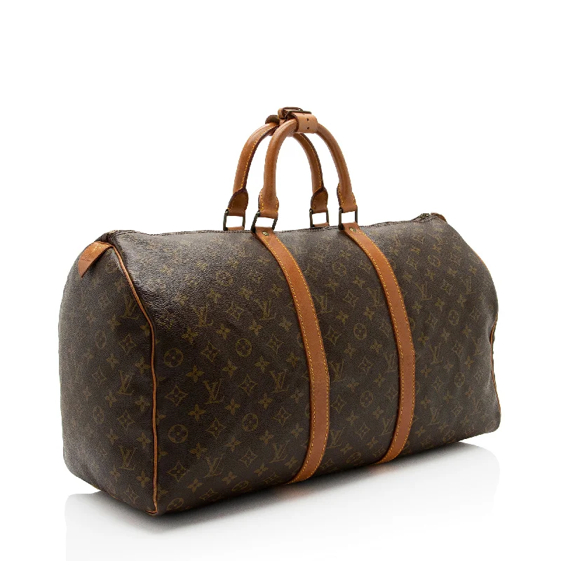 Louis Vuitton Vintage Monogram Canvas Keepall 50 Duffle Bag (SHF-YY4Fgp)