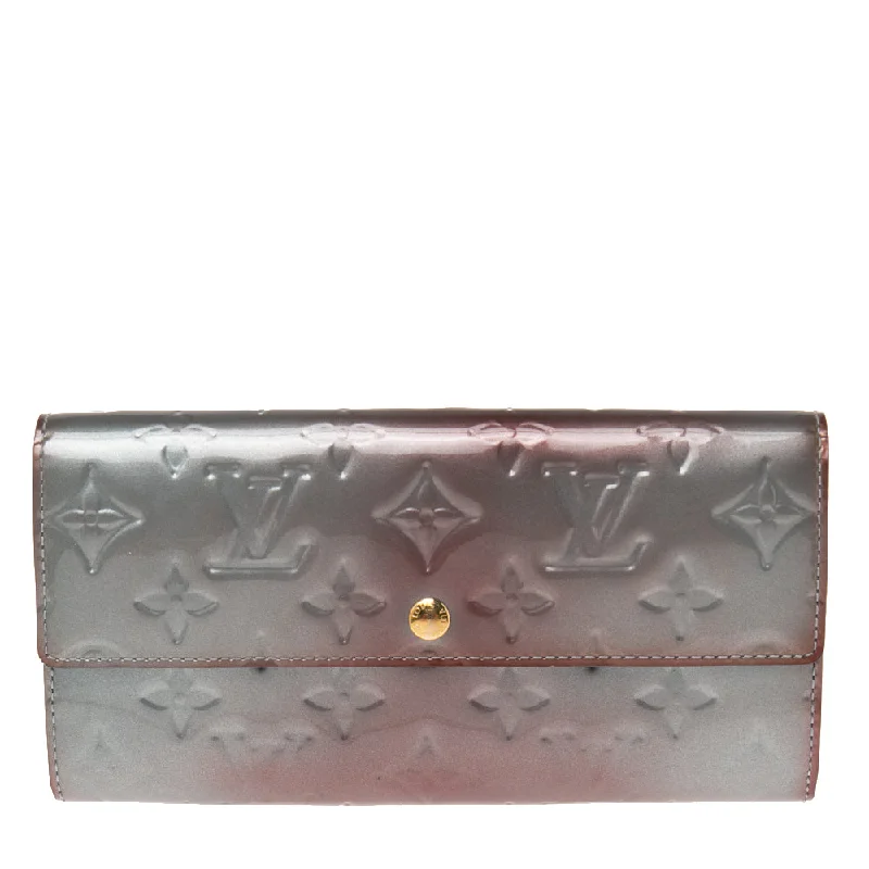 Louis Vuitton Givre Monogram Vernis Sarah Wallet